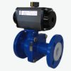 Ball Valve Type SBV Flange with pneumatic actuator series CH